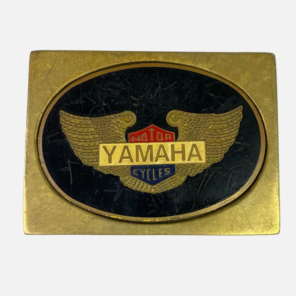 Vintage Yamaha Motorcycles Belt Buckle Solid Brass Waisted Belts Toronto